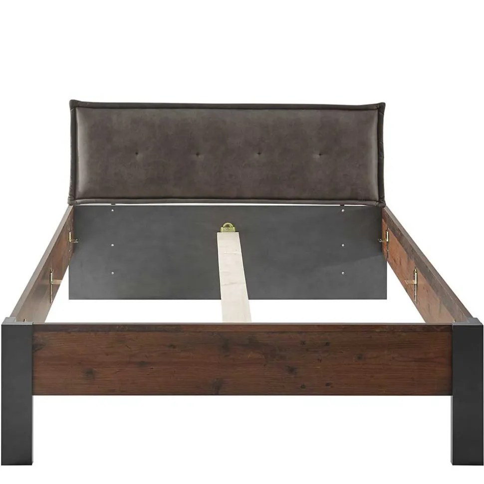 Bett & Nachtkommode 140x200 cm - Timuras (zweiteilig)