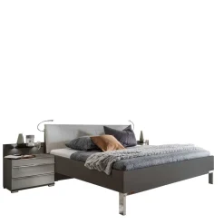 Bett & Nachtkommoden Set - Ocavado (dreiteilig)