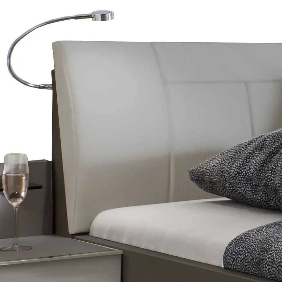 Bett & Nachtkommoden Set - Ocavado (dreiteilig)