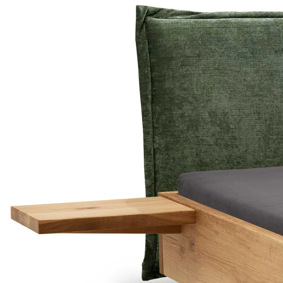 Bett - schwebende Optik mit Ablagen - Bolizia (dreiteilig)