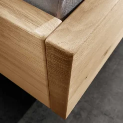 Bett - schwebende Optik mit Ablagen - Bolizia (dreiteilig)