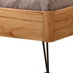 Bett aus Massivholz Wildbuche geölt - Francais