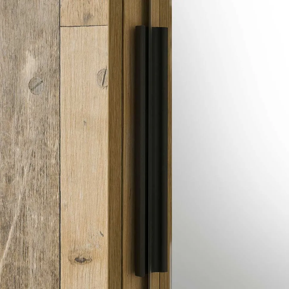 Bett mit Nachtkonsolen & Schrank - Naiavio (vierteilig)