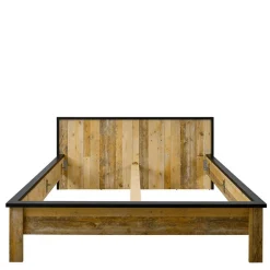 Bett mit Nachtkonsolen & Schrank - Naiavio (vierteilig)