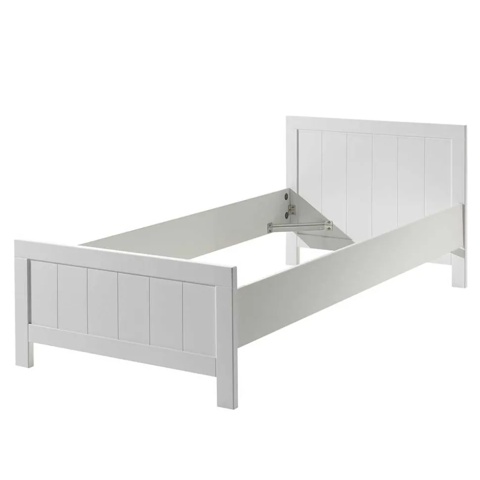 Bett und Nachtkommode und Schrank Set - Ellen