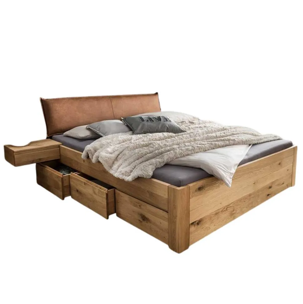 Bettanlage mit sechs Schubladen - Zennian (dreiteilig)