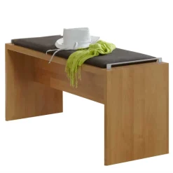 Bettbank Bordeaux in Erle Holzoptik