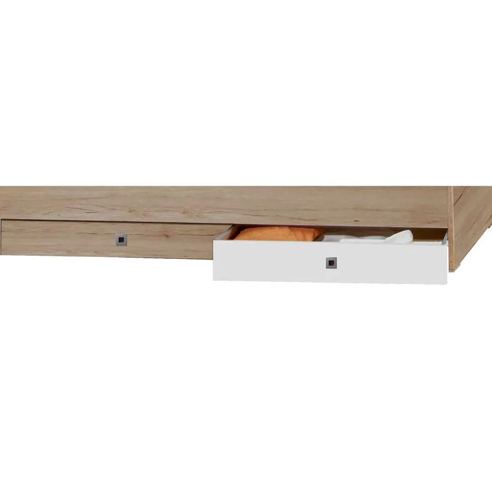 Bettgestell in Holzoptik Eiche San Remo - Folio