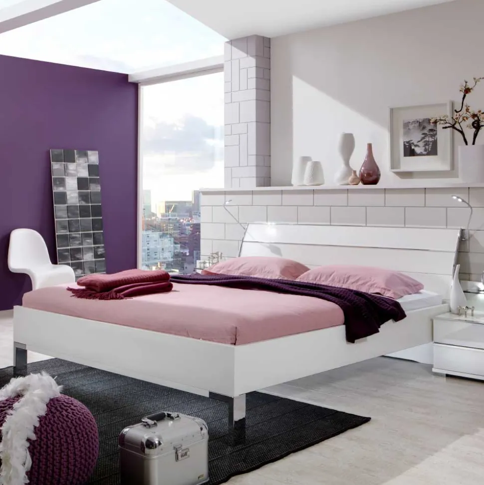 Bettrahmen Kenzy in Weiß