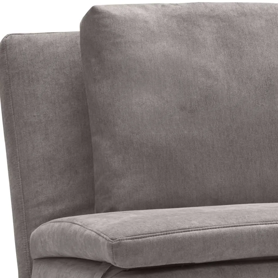 Bettsofa in Beigegrau mit Eiche - Eraldo