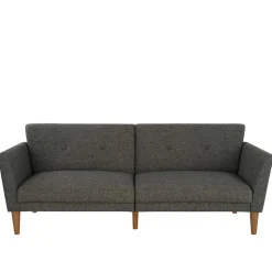 Bettsofa in Grau und Natur - Emiria
