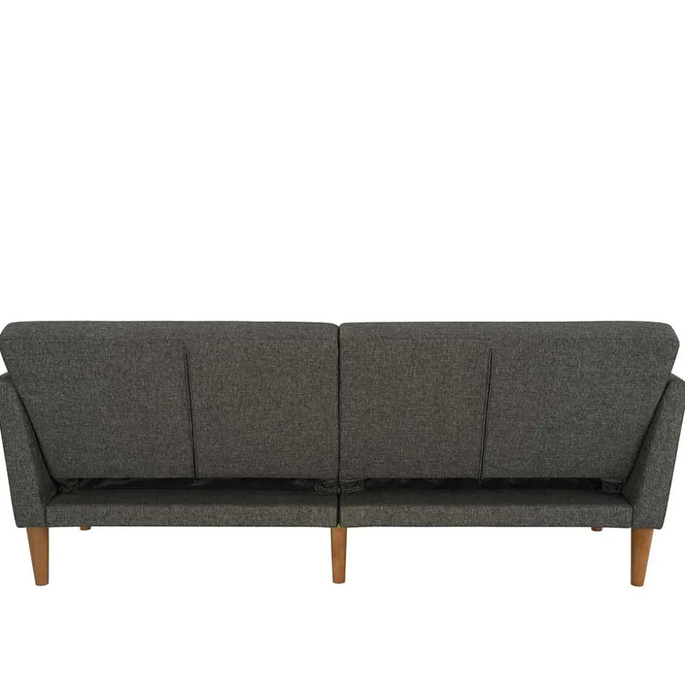 Bettsofa in Grau und Natur - Emiria