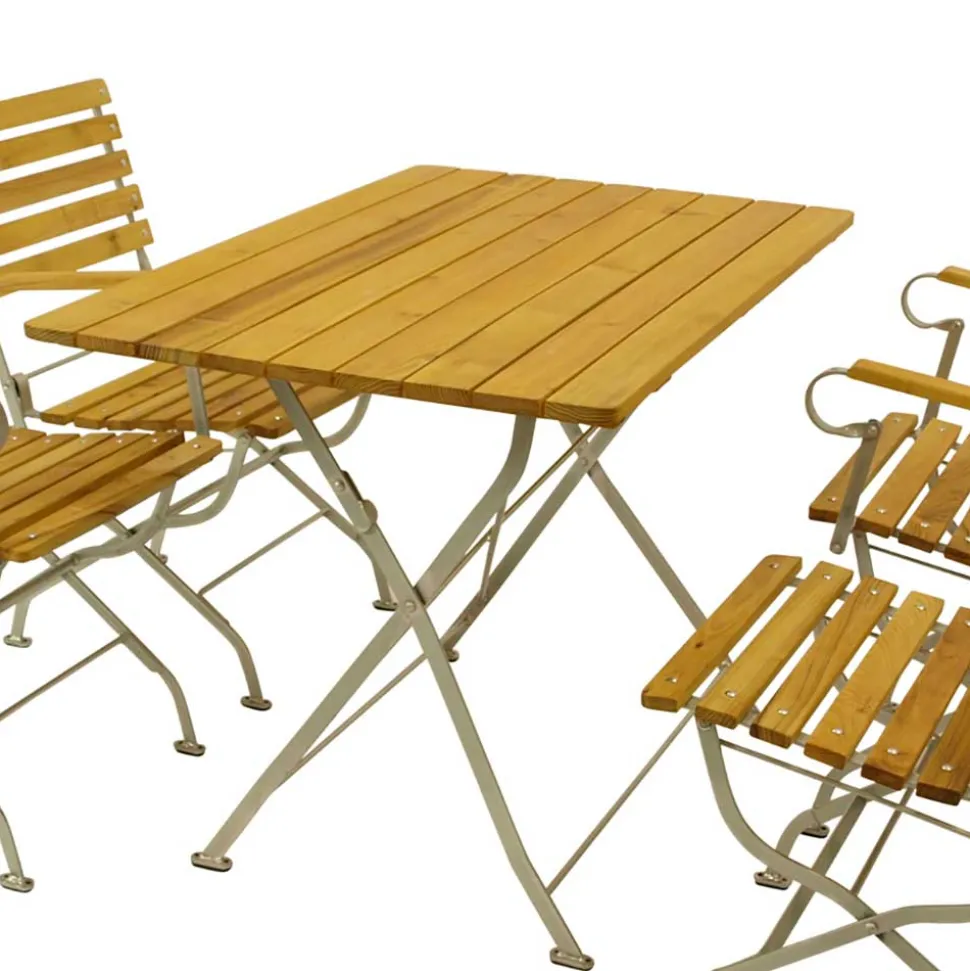 Biergarten Tisch & Armlehnenstühle - Contencia (fünfteilig)