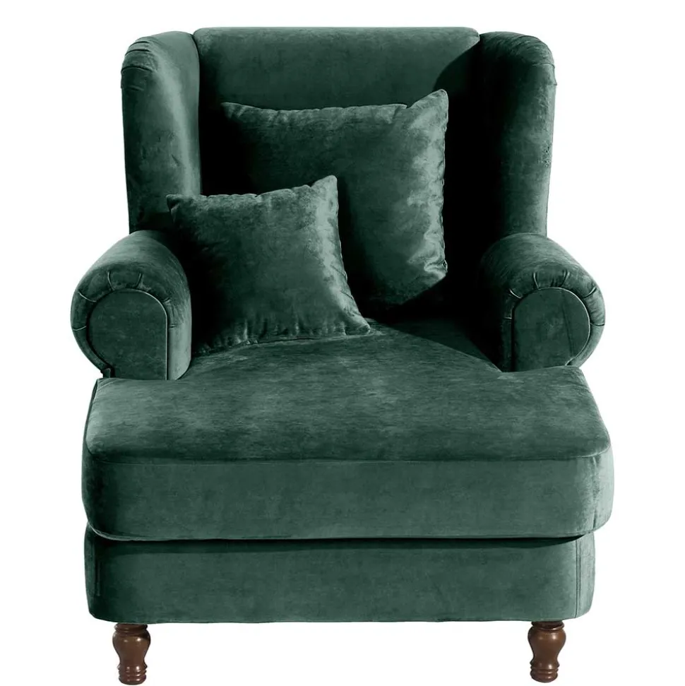 Big Samtsessel in Grün - Circiut