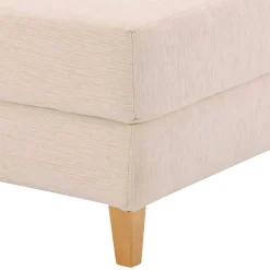 Big Sessel in Creme Webstoff - Bergion