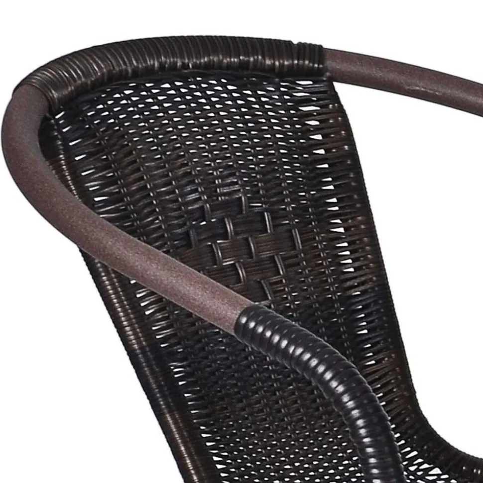 Bistro Sitzgruppe mit Glastisch - Justina (dreiteilig)