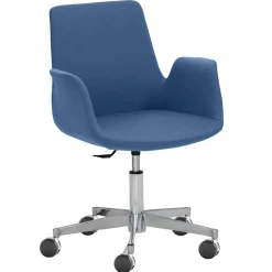 Blauer Bürostuhl mit Armlehnen - Brisbane