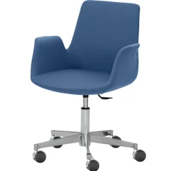 Blauer Bürostuhl mit Armlehnen - Brisbane