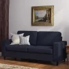 Blaues Retrosofa 190 cm breit - Camiri