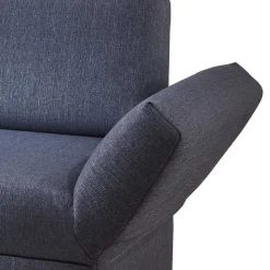 Blaues Schlafsofa mit verstellbaren Armlehnen - Lash