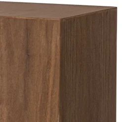 Blumensäule in Nussbaum Braun mit Furnier - Electra