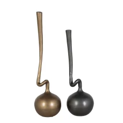 Bodenvasen Duo aus Metall - Holmes (zweiteilig)