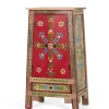 Boho Kommode mit Blumen Dekor im Folklore Style - Gionala