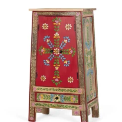 Boho Kommode mit Blumen Dekor im Folklore Style - Gionala