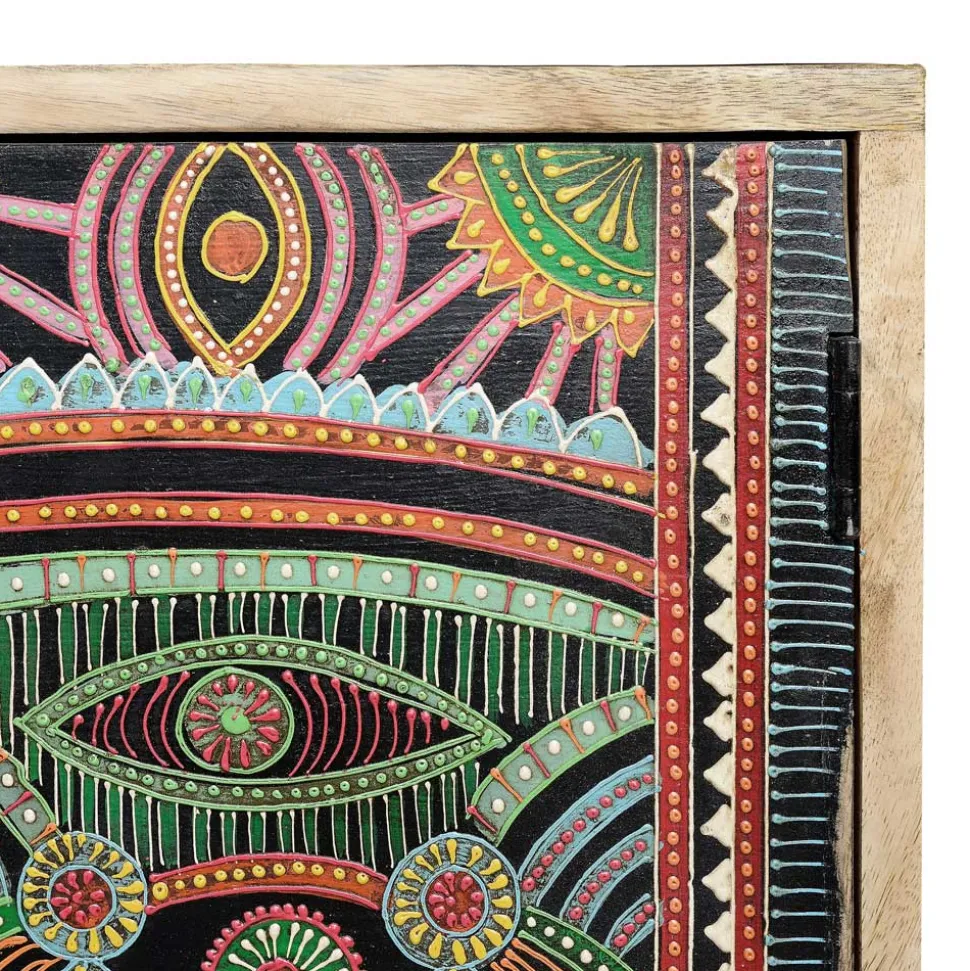 Boho Style Kommode handbemalt - Winner