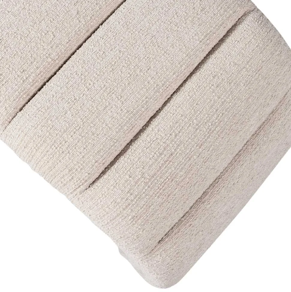 Boucle Design Bank in Beigegrau - Porian