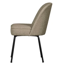 Boucle Polsterstühle in Beige - Laderla (2er Set)