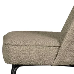 Boucle Polsterstühle in Beige - Laderla (2er Set)