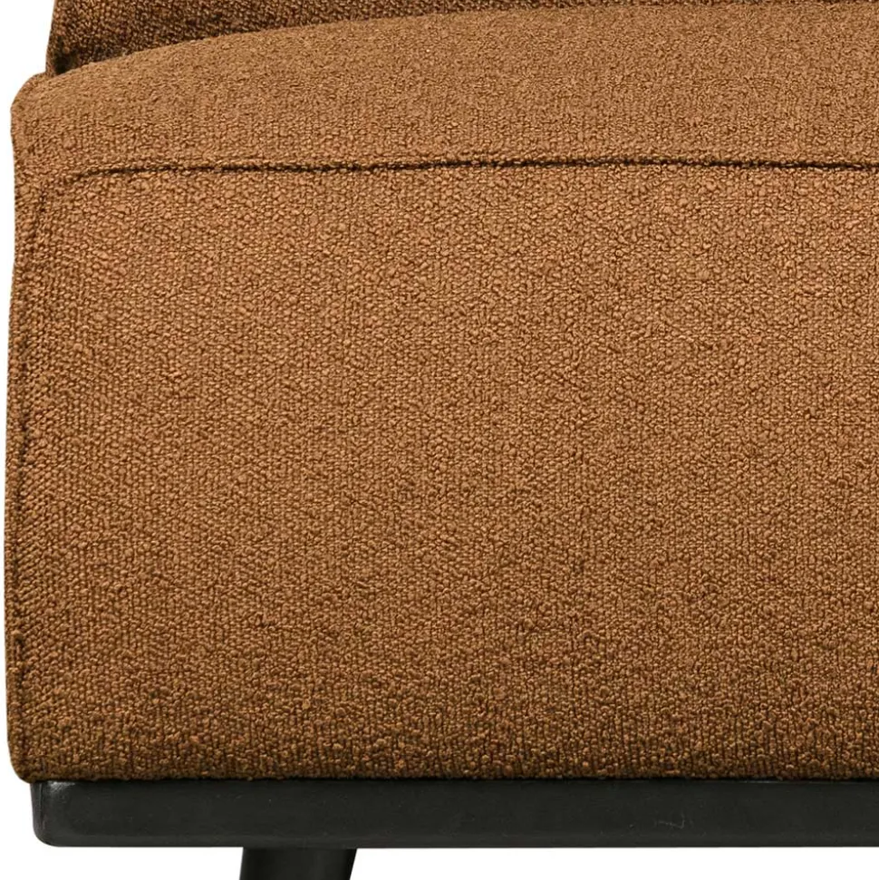 Boucle Sofa-Element in Cognac Braun - Probian