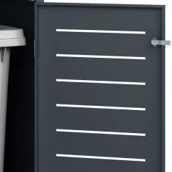 Box für eine Mülltonne aus Stahl - Vadoz