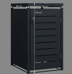 Box für eine Mülltonne aus Stahl - Vadoz