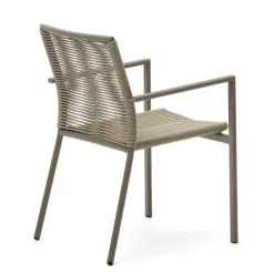 Braune Armlehnenstühle Indoor & Outdoor - Fivizano (4er Set)