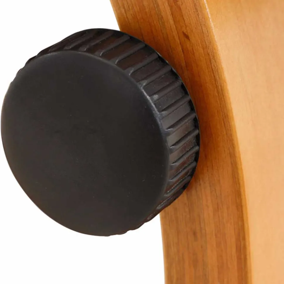 Brauner Designsessel & Hocker im Set - Amsterdam (zweiteilig)