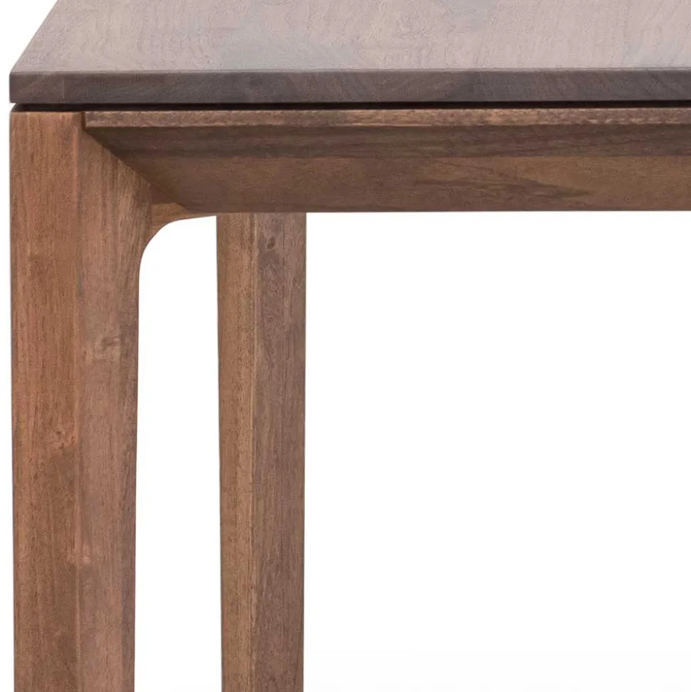 Brauner Esszimmertisch aus Nussbaum Holz - Caceres