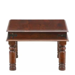 Brauner Kolonialstil Couchtisch 60x60 oder 120x75 - Meho