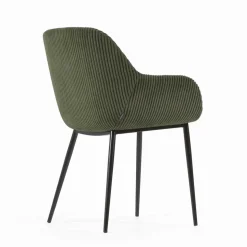 Breitcord Stühle in Dunkelgrün - Rovakis (4er Set)