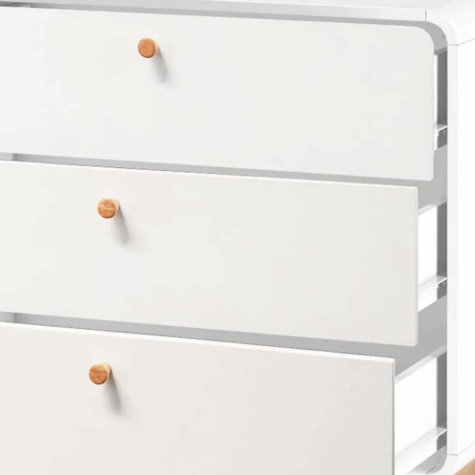 Breite Kommode mit sechs Schubladen - Kolreva