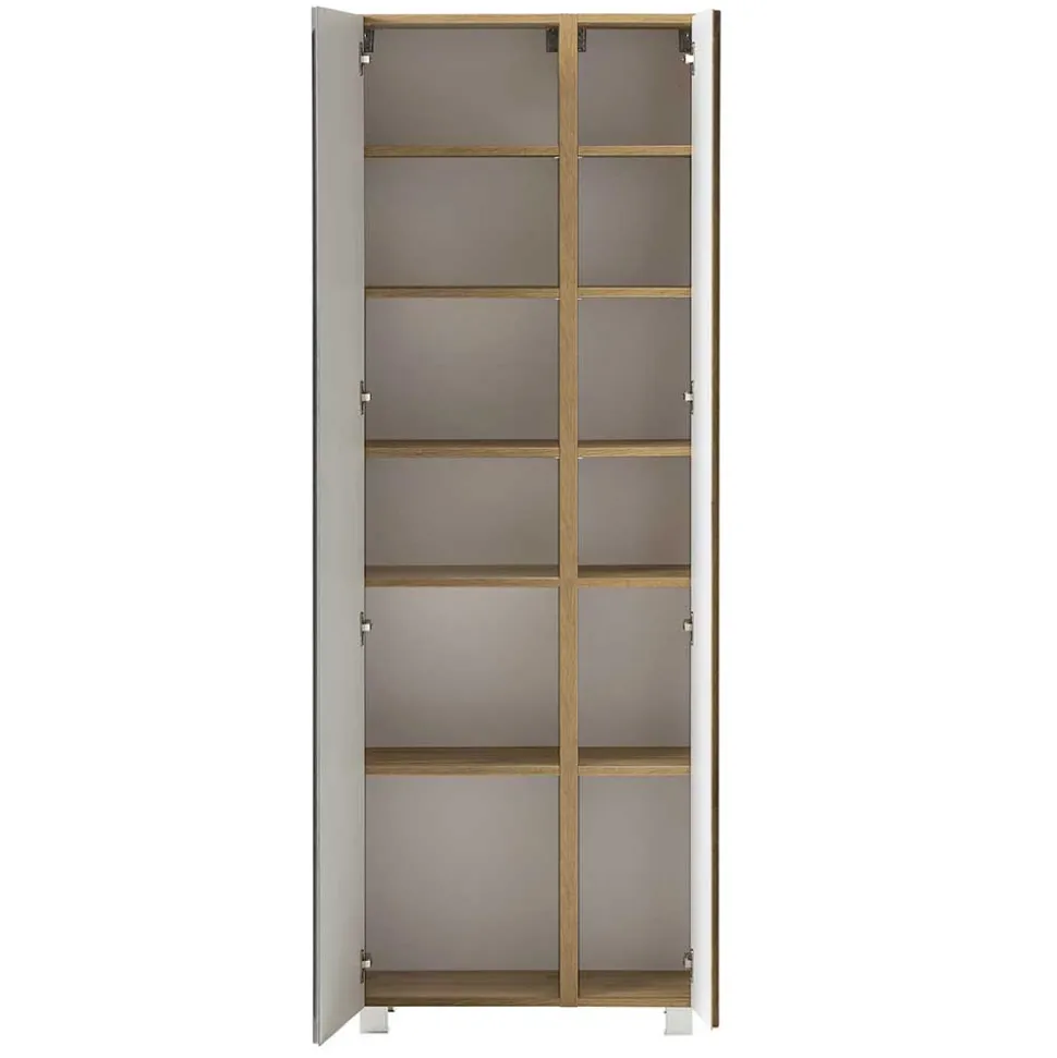 Breiter Badhochschrank mit Doppeltür - Mia
