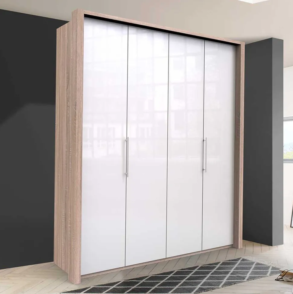 Breiter Kleiderschrank mit 2 Gleittüren - Bosays