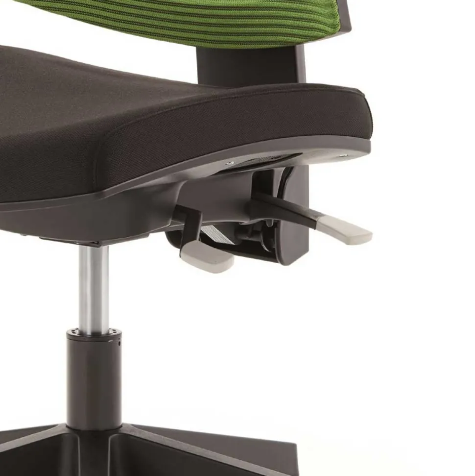 Büro Drehstuhl Annabell in Grün Schwarz