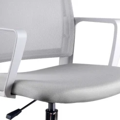 Büro Drehstuhl in Grau & Chrom - Albertoni