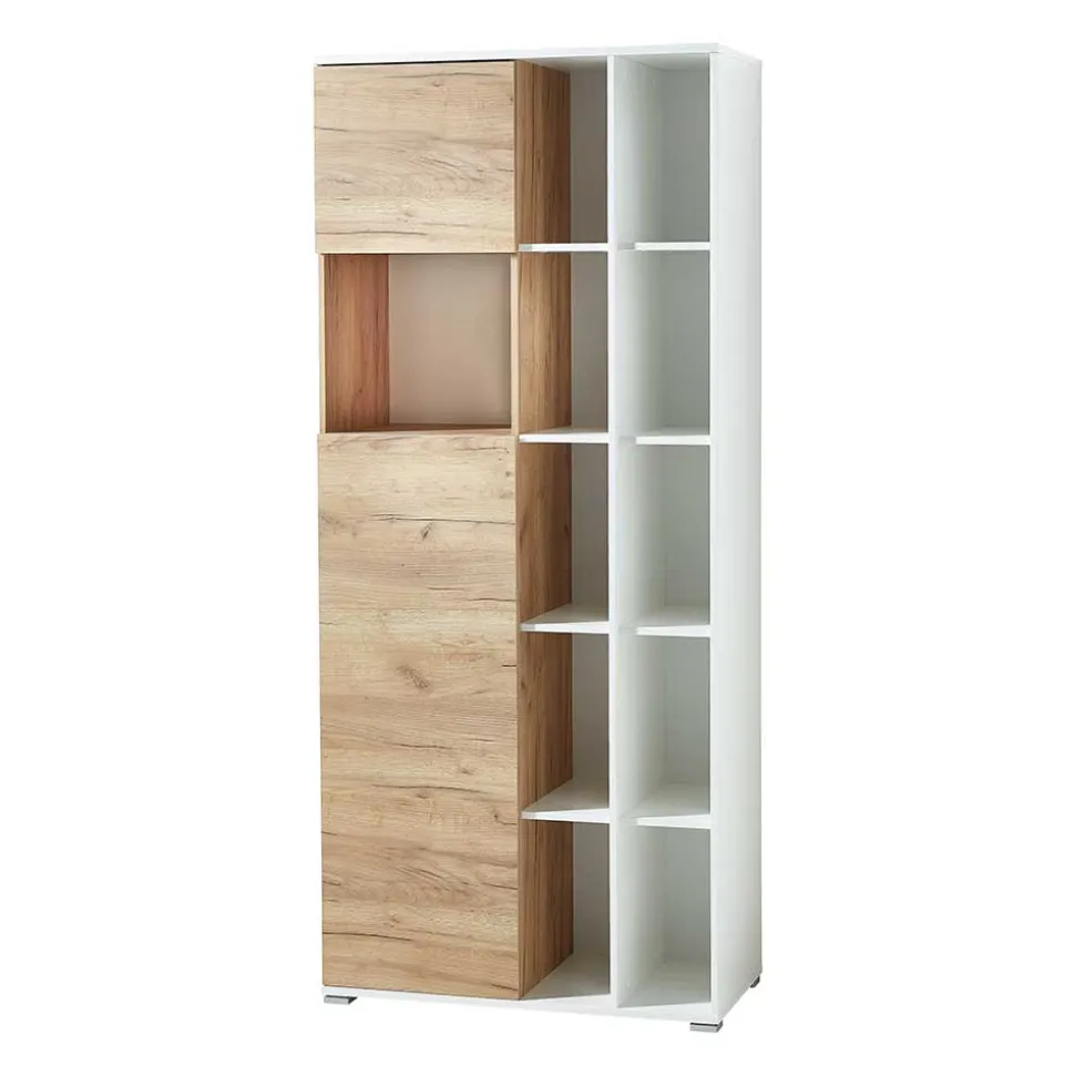 Büro Regal mit Türen Set - Ziharo (zweiteilig)