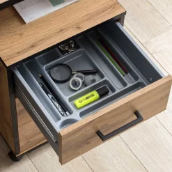 Büro Rollcontainer in Eiche Optik - Zustic