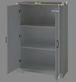 Büro Schränke Set - Landhaus - Mehady (dreiteilig)