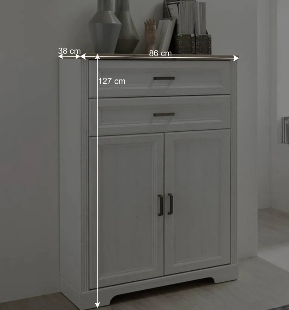 Büro Schränke Set - Landhaus - Mehady (dreiteilig)