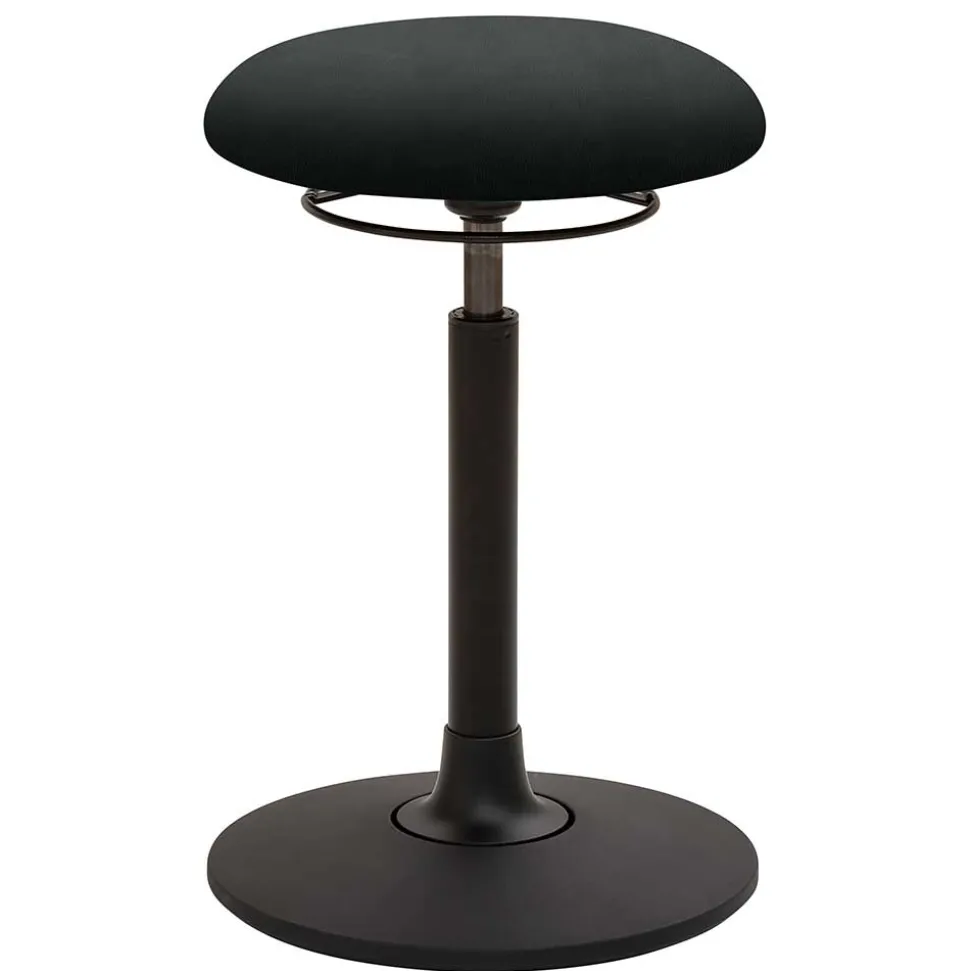 Bürohocker beweglich mit rundem Sitz - Lion